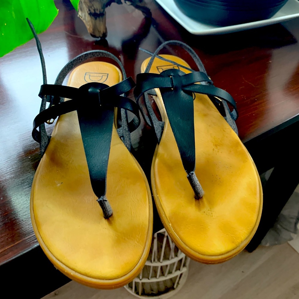 Cute black sandals